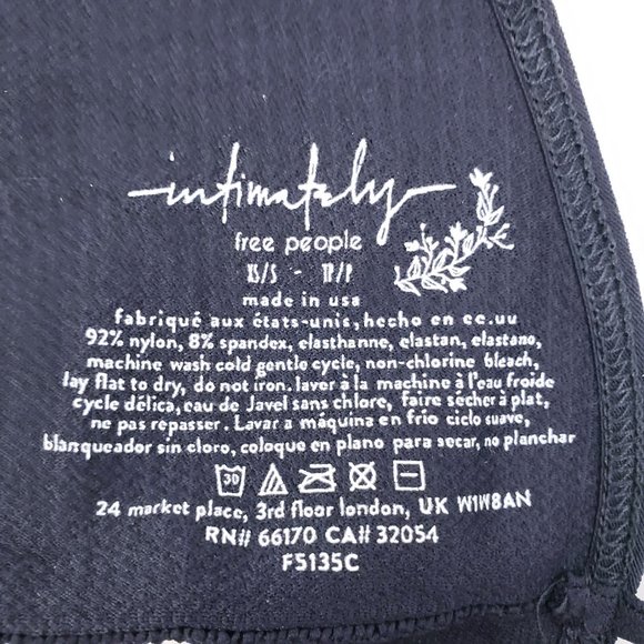 Intimately Free People Black Strappy Back Bralette - Picture 7 of 7